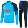 22/23/24 Napoli Survêtement Maillot de football Kits de football 2023 2024 SSC Naples AE7 D10S Hommes costume d'entraînement porter Formation tuta Chandal Squitude Ensembles de survêtements de jogging