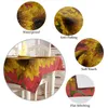 Tanta de mesa Girassol para girassol grão de madeira Retro Fazenda Toleta de mesa Dinagão retangular regranular redonda Têxtil Decoração de cozinha