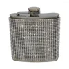 Hip Flasks Sealing Flask Anti-corrosion Shiny Small Faux Crystal Wine