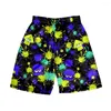 Herr shorts kreativ splatoon 3 merch korta kvinnor män elastisk midja streetwear kawaii pojke flickor strand spel splatoon3 p