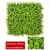 Decorative Flowers Artificial Grass Plant Wall Panel Background Green Plastic Lawn Outdoor Garden Home Wedding Decoration