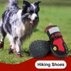 Chaussures rouges chaussures chien ruisseaux chaussures respirant chaussures de randonnée de randonnée de jogging chaussure d'été pour chien pvc chaussures anti-aslip chiens