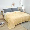 Couverture jaune coton canapé serviette couverture couvre-lit pour lits maison voyage mode 150*200 200*230 R230617