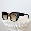 lunettes de soleil œil de chat lunettes de soleil pour femmes Design œil de chat haut Pieds miroir stéréo plaqué or logo sculpté multicolore Style de cour classique UV400 Lunettes de soleil de marque haut de gamme