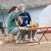 Lägermöbler utomhus bok trästol camping fritid vikande litet soffbord avföring picknick fiske bärbar enkel