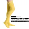 Femmes Chaussettes 2 Paires Sexy Cuisse Haute Tenir Bas Silicone Dentelle Top Plus La Taille Sur Le Genou Long Avec Anti-dérapant