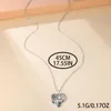 Pendant Necklaces Selfless Mom Love Baby Big Heart Chain For Women Red Zircon Clavicle Necklace Silver Color Mother Day Jewelry