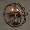 Wall Lamps Nordic Retro Industrial Style Creative Semi-circular Iron Art Cafe Bar Restaurant Clothing Store