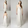 Neue Umstands-Hochzeitskleider mit Empire-Taille, elegant, hochwertig, Prinzessin, schwanger, lange formelle Brautparty-Kleider2959