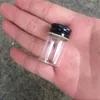 22*35*14mm 6 ml små glasflaskor aluminium skruvmössa mini transparent klara tomma glasburkar metall lock flaskor botellas 100 st qiwnk
