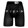 Men's Designer Lengthened Sports Underwear Men Ice Silk Fiess Boxer Shorts