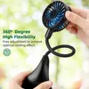 Fans Opolar Portable Neck Fan 10000mAh USB Laddningsbart fläktbatteri drivs bärbar personlig fläkt för nacke för vandringscykelvandring