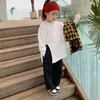 Trousers Spring And Summer Girls Loose Hip-Hop Trousers Black Pocket Baby Kids Casual Pants Children'S Clothing For Girls 230617