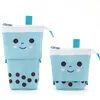 Boba Pen Bag Milk Tea Pencil Case Cute Cartoon Pens Storage Bag 1221894