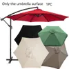 Tents and Shelters 2273M Garden Cover Parasol Replacement Umbrella Surface Rainproof Sunshade Canopy Deck Fabric 230617