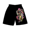 Herr shorts kreativ splatoon 3 merch korta kvinnor män elastisk midja streetwear kawaii pojke flickor strand spel splatoon3 p