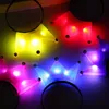 Novelty Games 10Pcs LED Crown Headband Light Up Crowns Hair Hoop Tiaras Flashing Hairband Cosplay Birthday Wedding Princess Party Supplies 230617