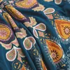 Blanket Summer Flower Print Towel Blanket Cotton Sofa Bedspread 200*230 Double-sided Yarn-dyed for Home Travel R230617