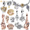 Prata esterlina 925 para pandora charms contas autênticas pingente feminino pulseiras contas nova coleção Galaxy Cat Charm