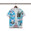 BOWLING-HEMD MIT GEPARD-PRINT Herren-Designerhemden Hawaii-Kurzarmhemd Herren Slim-Fit-Kleiderhemd Variety Hawaii-Hemd 789