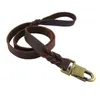 Hot Pet Supplies Soft Genuine Cowhide Pet Dog Leashes Medium Large Dog Leash Brown 3 Types Fbxso