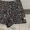 Шорты моды Baby Girl Bling Sequined Shorts Toddler Teens подростки, блестящие короткие брюки, детская вечеринка, детская одежда, детская одежда 1-14y 230617