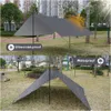 Tents and Shelters Camping Tarp Waterproof Portable Multifunctional Outdoor Traveling Awning Backpacking Shelter Rain 230617