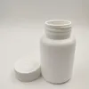 100pcs 150ml 150ccホワイトプラスチックHDPEピルボトルカプセルコンテナCRCキャップ付きビタミンボックス医療IOODL用シール蓋