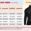 T-shirt da uomo T-shirt da uomo a collo alto slim fit manica lunga dolcevita per uomo pullover sottile elastico sottile 230617