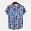 Męskie koszule Summer Funny Conch w pełni drukowana koszula na męską Camisa Hawaiana Hombre Designer na plaży Men Ubranie