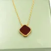 Boutiques Van Clover Halskette, Designer-Schmuck, Halskette, Luxuskette, Pendan, modische klassische Halskette für Frauen, Valentinstagsgeschenk, Verlobungsgeschenke aus massivem Silber