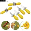 BBQ Tools Accessories 6pcs Corn Holders Stainless Steel Skewers Jumbo Corn on the Cob Holder BBQ Accessories for Dog Meat Fruit Forks Kitchen Tool 230617