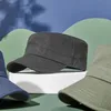 Beanieskull Caps Militära hattar män kvinnor vår sommaren platt topp casual cap classic camouflage ben casquette p230617