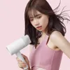 Dryers 2023 New Xiaomi Mijia Portable Anion Hair Dryer H100 Professinal Quick 1600w Travel Foldable Hairdryer Nanoe Water Ion Hair Care