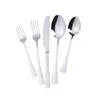 Geschirr-Sets, robustes Besteck-Set mit Steakmessern, Edelstahl-Besteck, Besteck für Zuhause, Büro, Restaurant, El