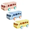 Garrafas de água para carro infantil copo de canudo verão lindo ônibus mamadeira infantil desenho animado