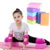 Yogablock Eva Yoga Building Blocks Cubes Pilates Bricks Armering Mats Sport Yoga levererar träning Hem Övning Utrustning Fitness 230617