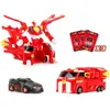 Jouets de transformation Robots Big ABS Turning Mecard W Figurines d'action de voiture de transformation Amazing Car TurningMecard pour enfants Deformation Robot Toys 230617