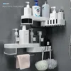 Set ONEUP Mensola angolare per doccia Shampoo da bagno Porta mensola per doccia Portaoggetti da cucina Organizer Accessori da bagno a parete