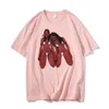 メンズTシャツは痛みから生まれたティーティーから生まれた男性女性ファッションロックユニセックスパンクストリートメンズ特大のTシャツ男性ヴィンテージヒップホップルーズTシャツ230617