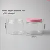 20 x 180ml Bocaux PET transparents vides Couvercles en aluminium 6oz Contaier cosmétique en plastique transparent avec sealgood Ageba