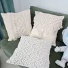 Pillow Case MOM'S YARD Macrame Handmade Cushion Cover Cotton Thread Pillowcase Bohemia Moroccan Sofa Decorative Pillowcase High-end Gif 230617