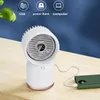 Luftfuktare Ny luftkylare fläkt mini Desktop Fan USB 360 ° Sprayfuktning Fläkt Led Digital Display Infinite Water Cooling Circulating Fan