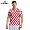 Autres articles de sport NADANBAO Été MenWomen Croatie Football Maillots Sport Tee Tops Impression 3D Futebol Soccer Jersey Fitness Shirt 230617