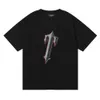 Дизайнерская модная одежда футболка Tsihrts Рубашки Trapstar Декодировали инфракрасная футболка американские повседневные мужчины Женщины свободно фитинг с короткими рукавами Summer Rock Hip Hop Co 24