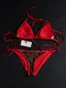 Designer Sexy Bikini Set For Women Bandage Swimsuit Twopieces Crop Top Swimwear Thong Bathing Suit High Waist Beachwear 5464