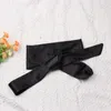 Belts Vintage Belt Satins Sash Wide 110 12 0.2cm Women Silk Bow Ribbon Black Dress Ladies