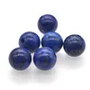 18 -миллиметровые шарики драгоценного камня с отверстием для самостоятельных украшений натуральные хрустальные камни круглые бусинки полированные
