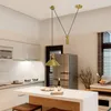 Kolye lambaları Modern Tavan Işıkları Kristal Yuvarlak Demir Avize Kablo Tutucu Lamba Kuşları Aydınlatma Yemek Odası