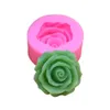 Rose Chocolate Mold Flower Shape Silicone Rose Fondant Soap Wax Crafts Resin 3D Cake Molds Cupcake Jelly Candy Chocolate Cake Decoration Baking Tool 1221331